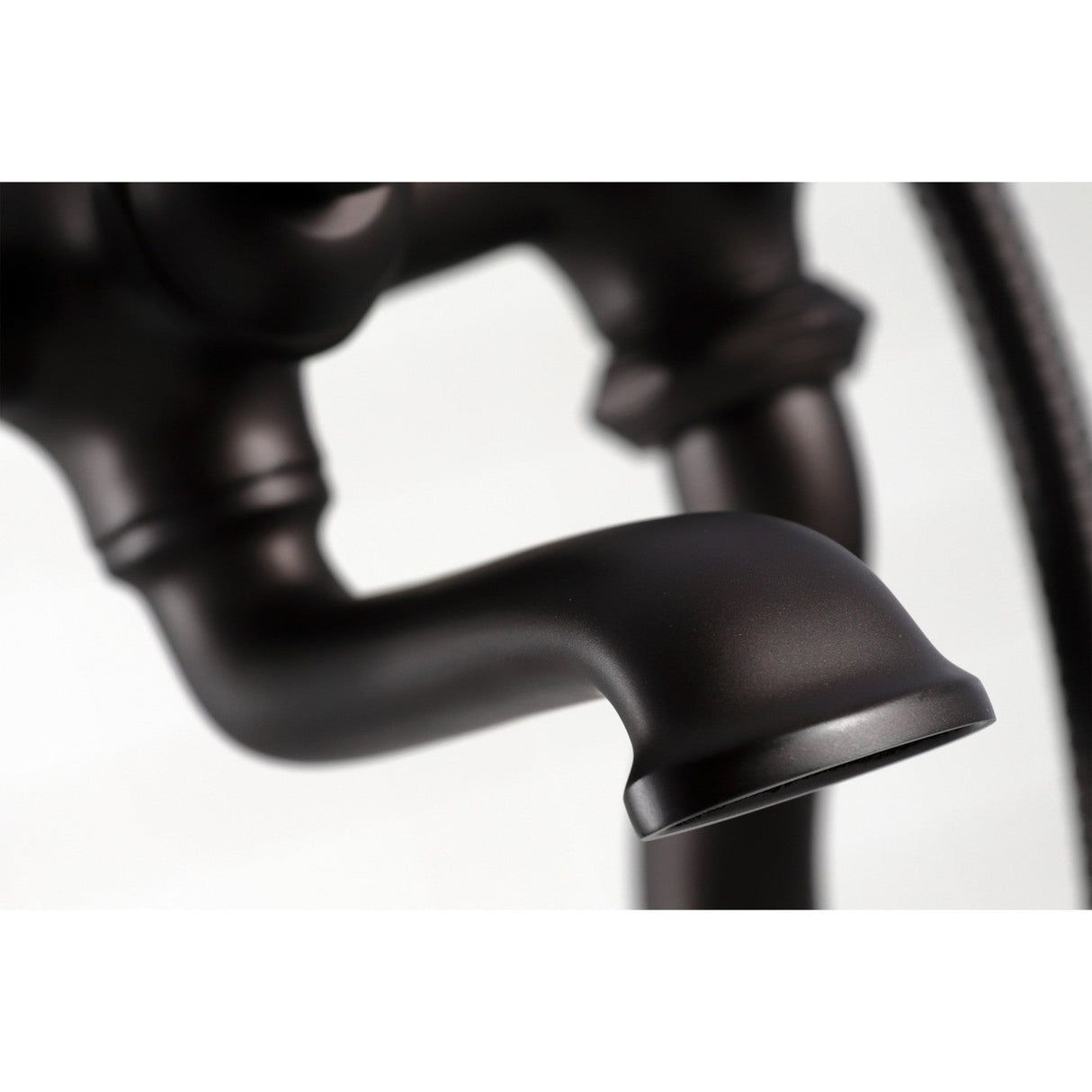 Vintage CC409T5 Three-Handle 2-Hole Deck Mount Clawfoot Tub Faucet with Hand Shower, Oil Rubbed Bronze