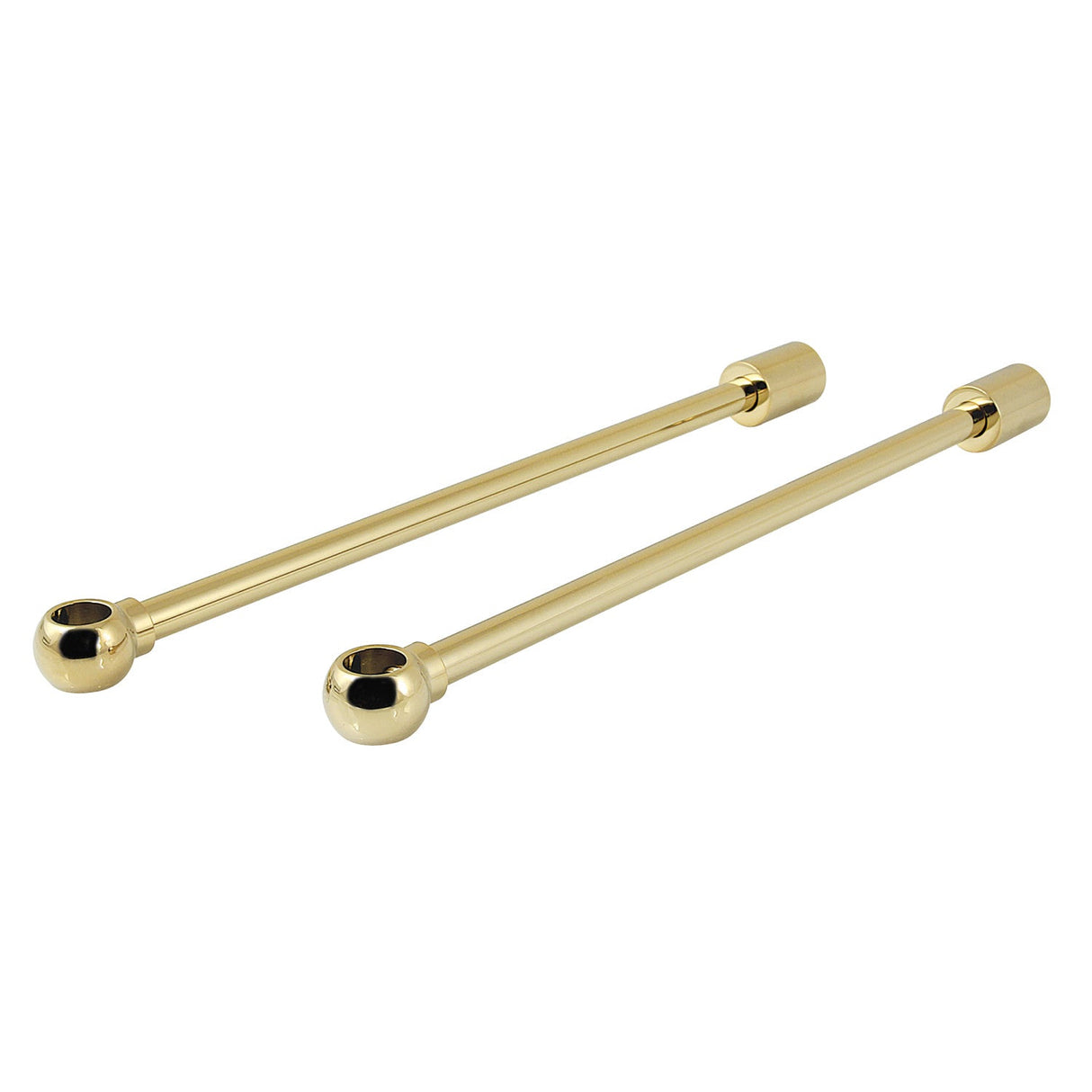 CC412 Tub Supply Line Wall Support for CC46x, CC47x, CC48x, Polished Brass