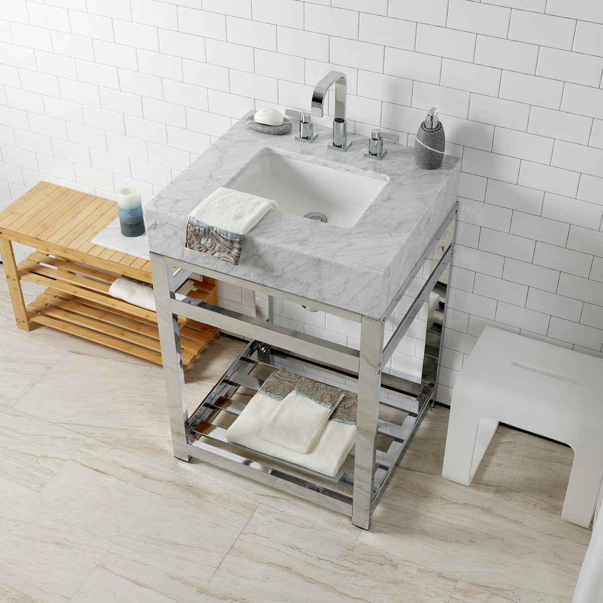 Trimscape CC43101DLLKB30 Contemporary Plumbing Sink Trim Kit with Bottle Trap, Polished Chrome