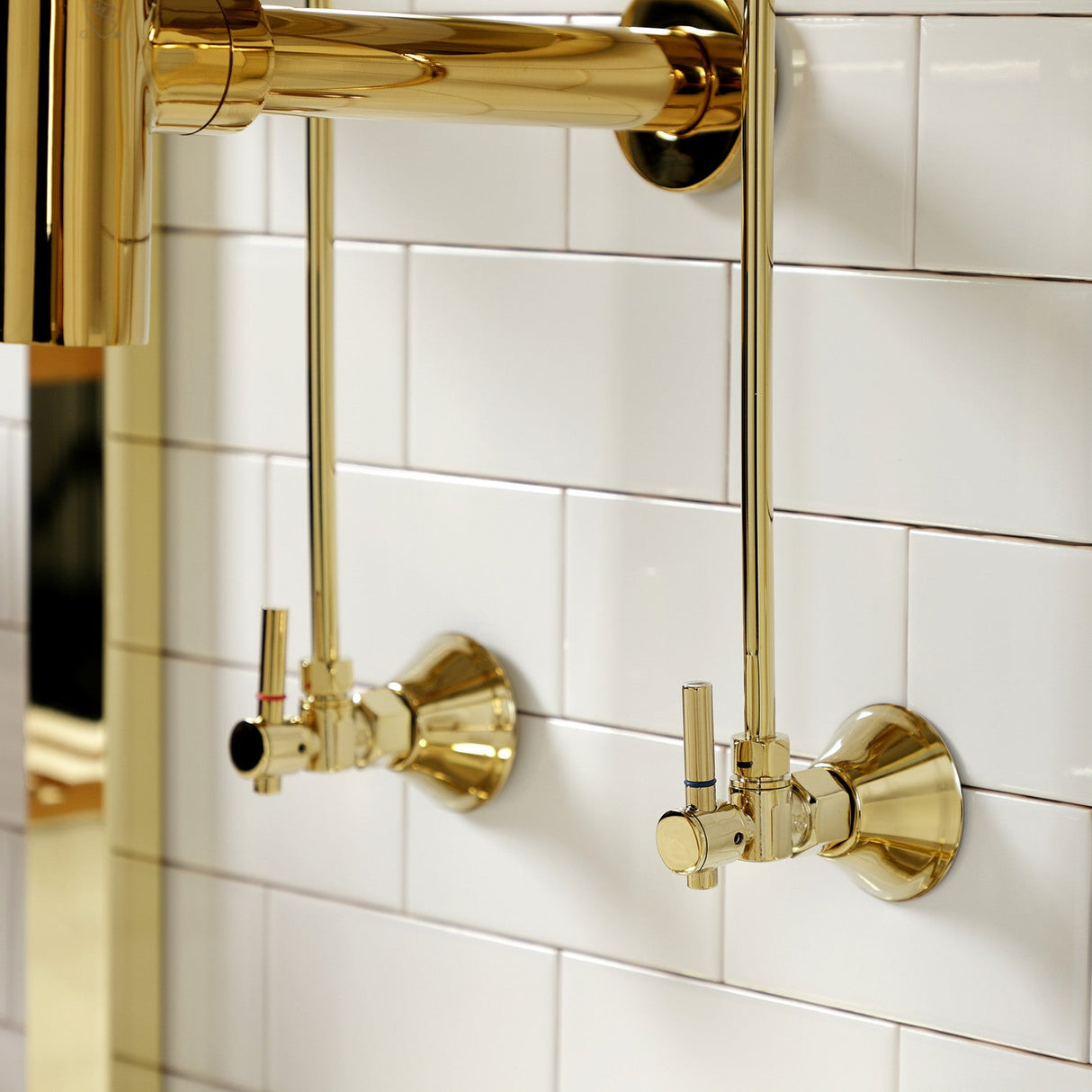 Trimscape CC43102DLLKB30 Contemporary Plumbing Sink Trim Kit with Bottle Trap, Polished Brass