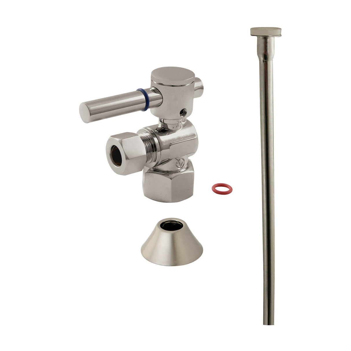 Trimscape CC43108DLTKF20 Contemporary Plumbing Toilet Trim Kit, Brushed Nickel