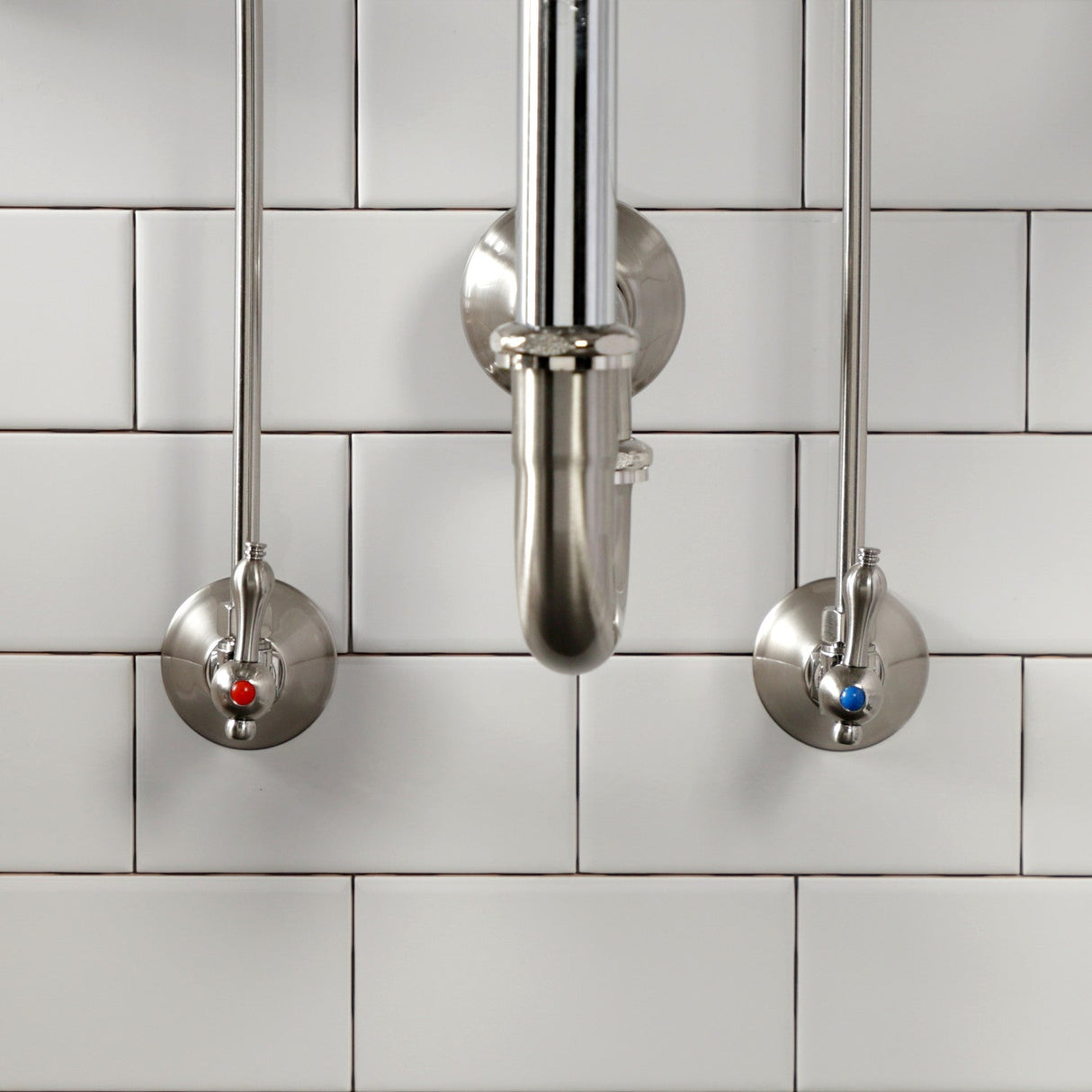 Trimscape CC43108LKB30 Traditional Plumbing Sink Trim Kit with P-Trap, Brushed Nickel