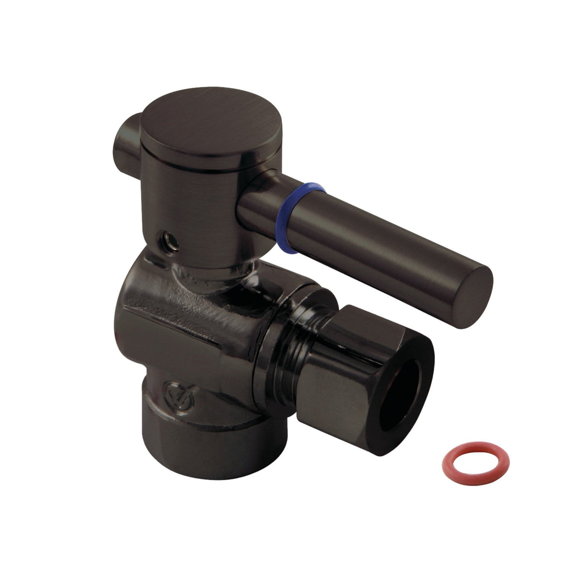 Concord CC43205DL 1/2-Inch Sweat x 3/8-Inch OD Comp Quarter-Turn Angle Stop Valve, Oil Rubbed Bronze