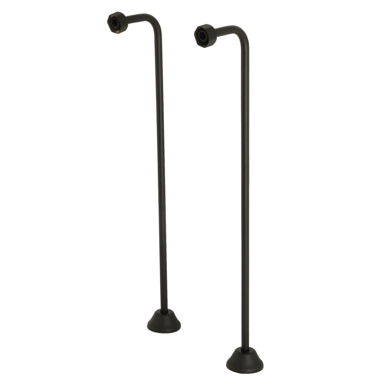 Vintage CC460 Single Offset Bath Supply, Matte Black