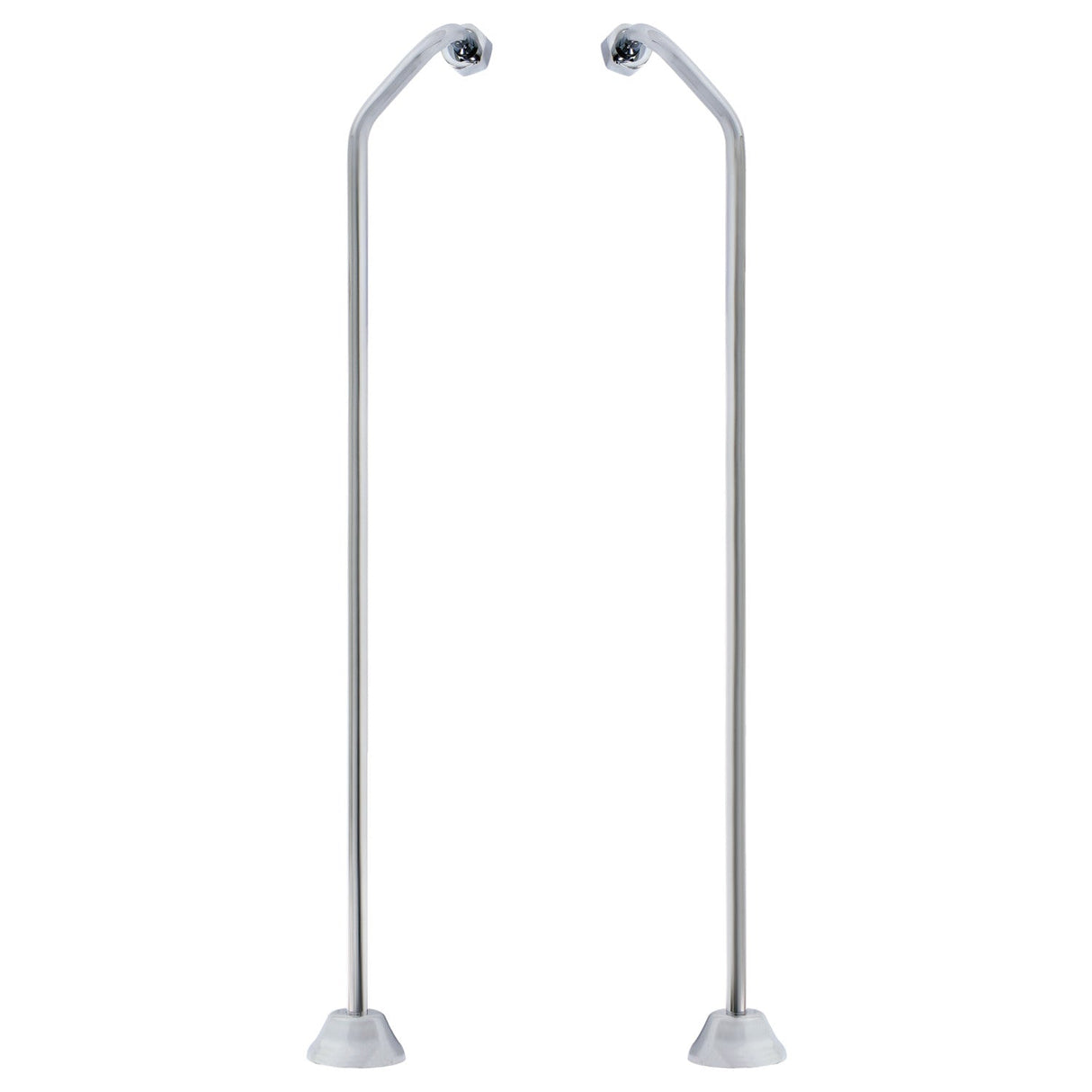 Vintage CC471 Double Offset Bath Supply, Polished Chrome