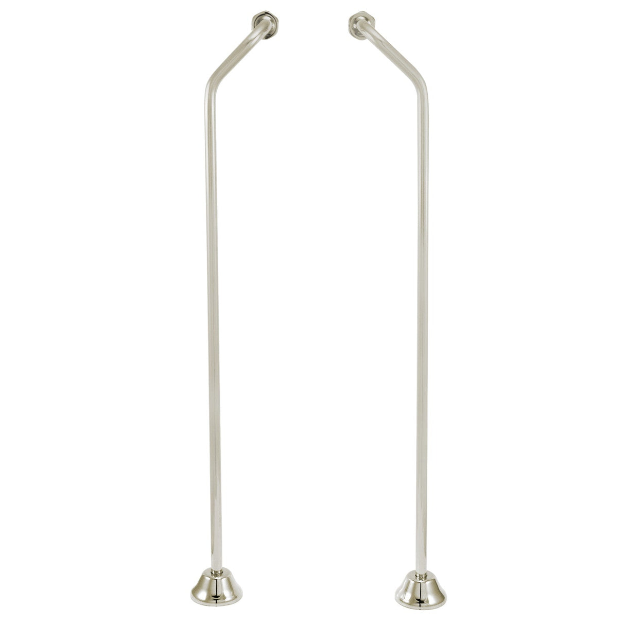 Vintage CC476 Double Offset Bath Supply, Polished Nickel