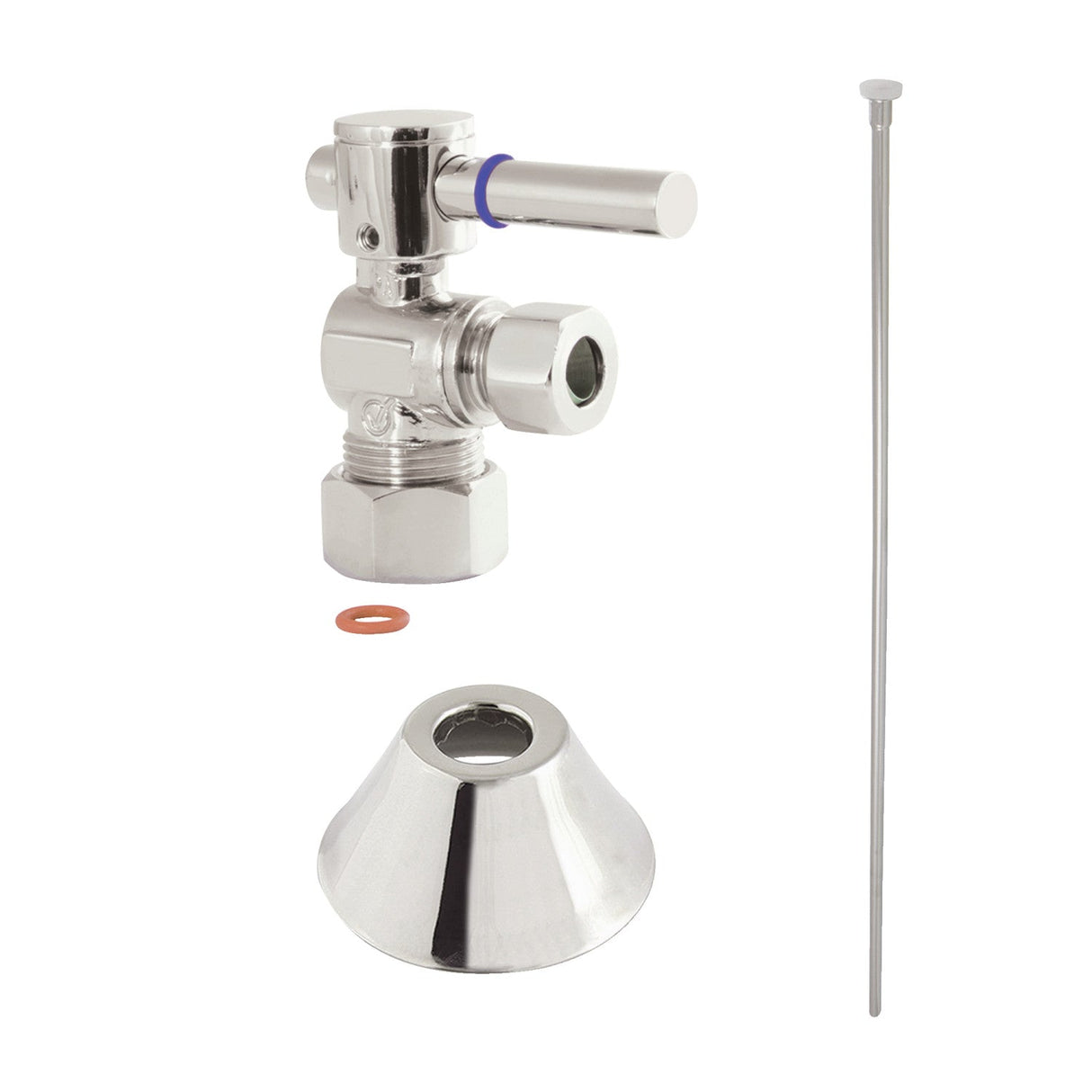 Trimscape CC53306DLTKF20 Contemporary Plumbing Toilet Trim Kit, Polished Nickel