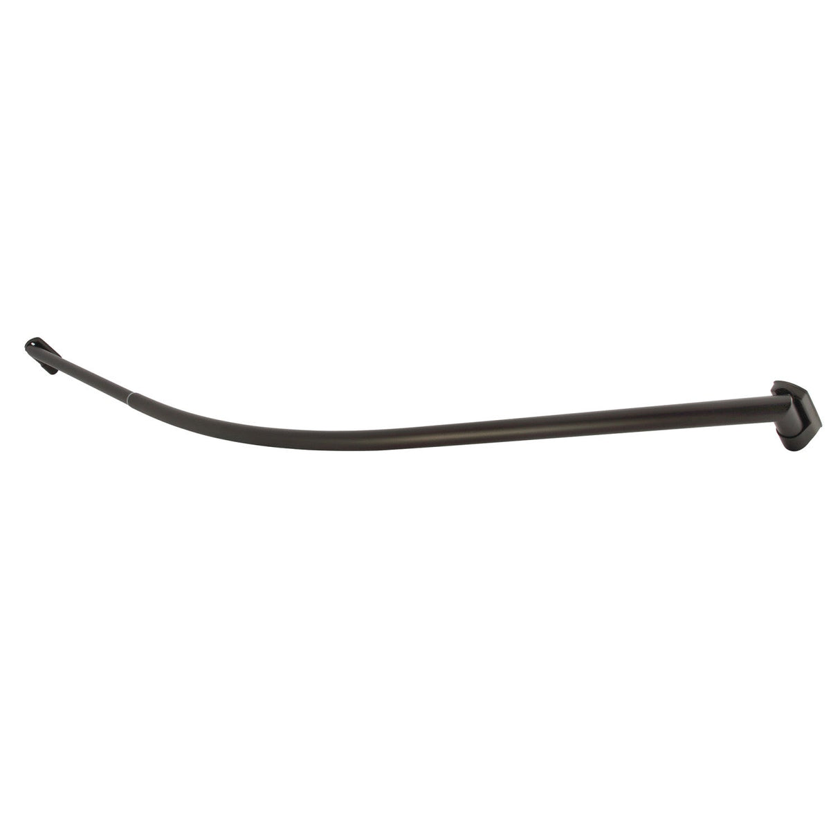 Edenscape CC6725 60-Inch-72-Inch Stainless Steel Adjustable Single Curved Shower Curtain Rod, Oil Rubbed Bronze