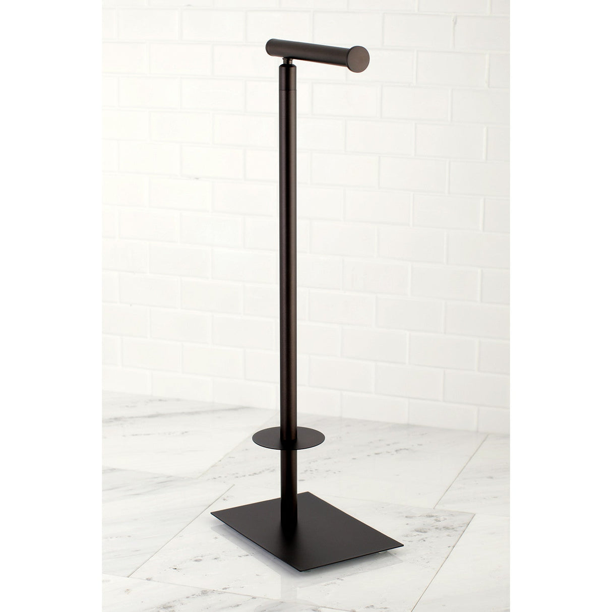 Claremont CC8005 Freestanding Toilet Paper Holder, Oil Rubbed Bronze
