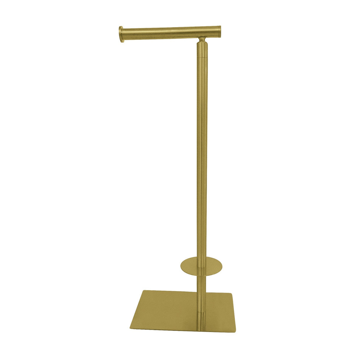Claremont CC8007 Freestanding Toilet Paper Holder, Brushed Brass