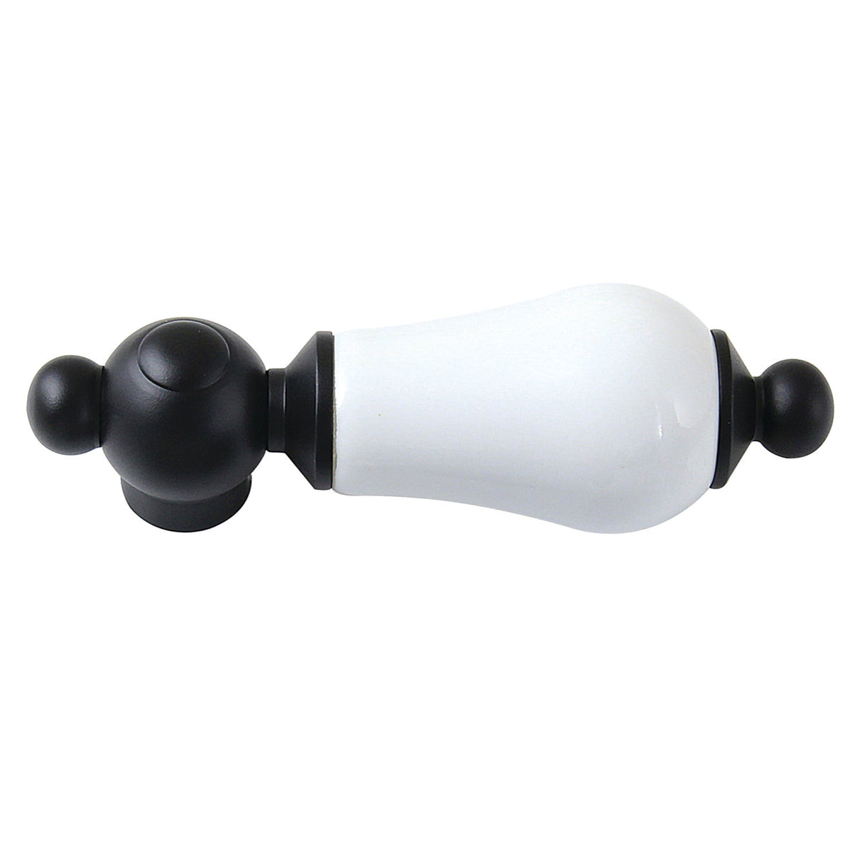Vintage CCCL0 Porcelain Lever Handle, 3/8" X 16PT, Matte Black
