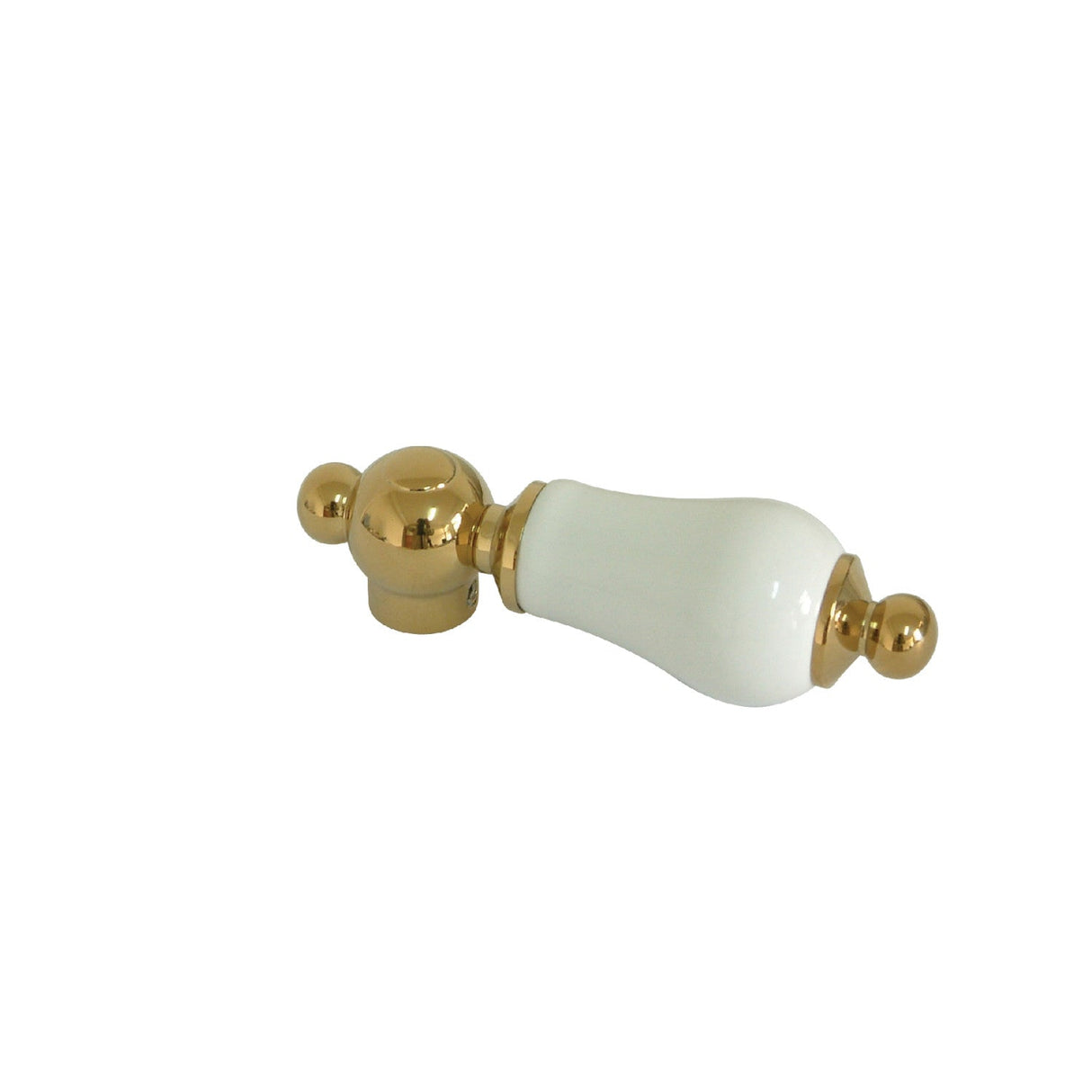 Vintage CCCL2 Porcelain Lever Handle, 3/8" X 16PT, Polished Brass