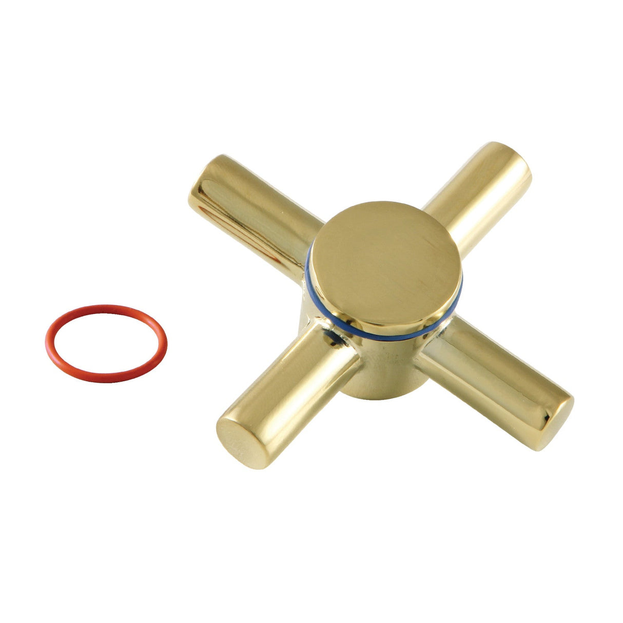 Concord CCDVDXH2 Metal Cross Handle, Polished Brass