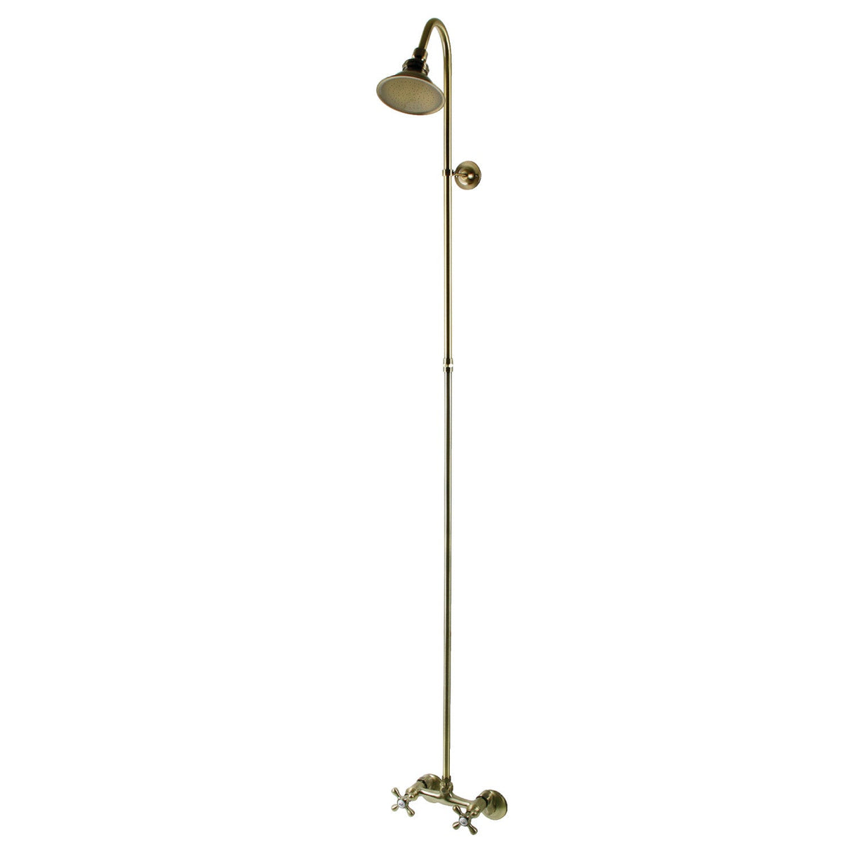 Vintage CCK2133 Shower Combo, Antique Brass