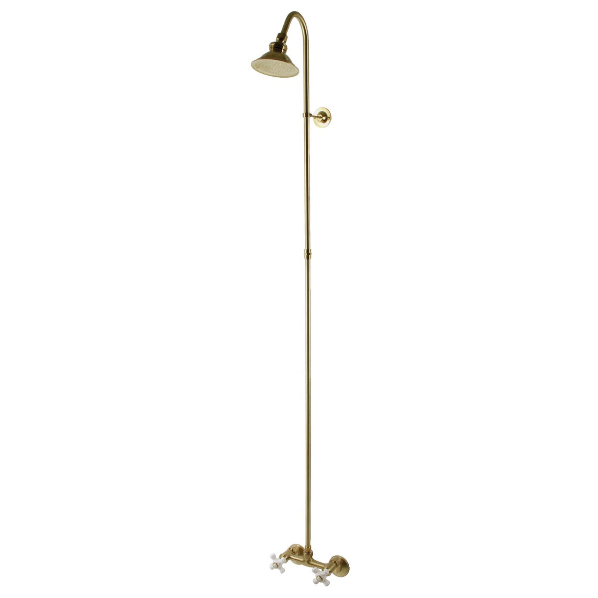 Vintage CCK2137PX Shower Combo, Brushed Brass
