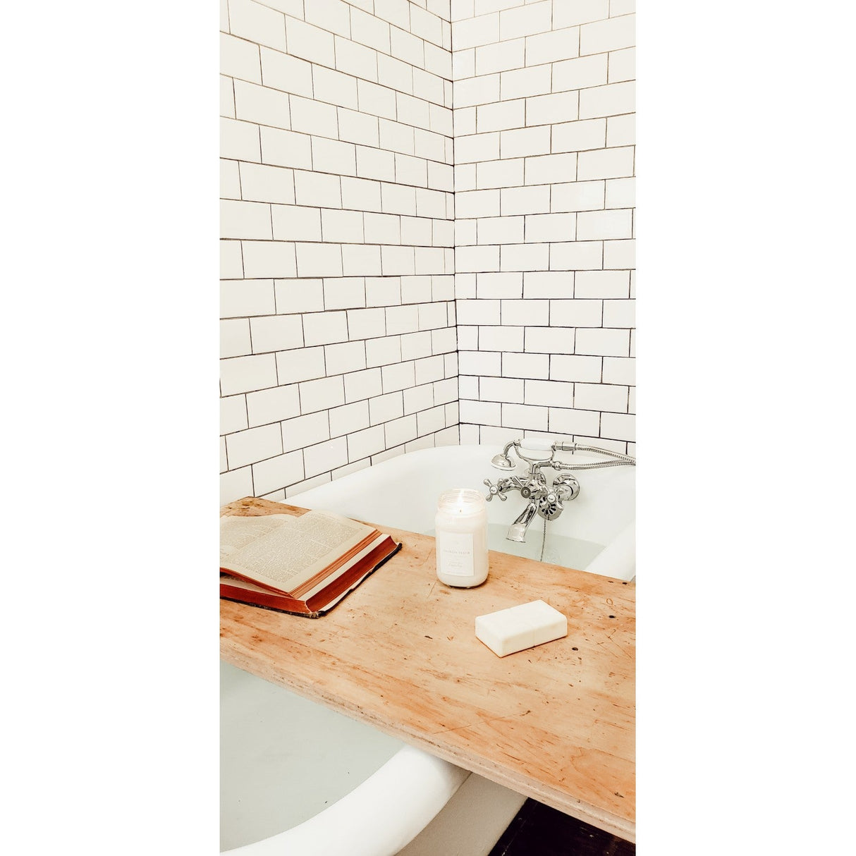 Vintage CCK265C Two-Handle 2-Hole Tub Wall Mount Clawfoot Tub Faucet Package with Supply Line and Hand Shower, Polished Chrome