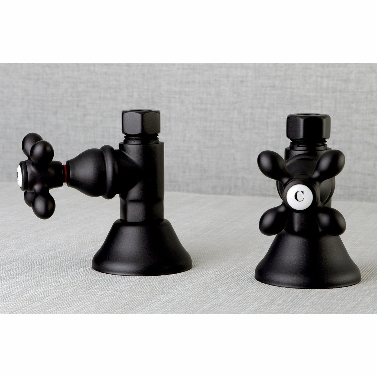 Trimscape CCK44155AX 1/2-Inch FIP x 1/2-Inch OD Comp Quarter-Turn Straight Stop Valve, Oil Rubbed Bronze