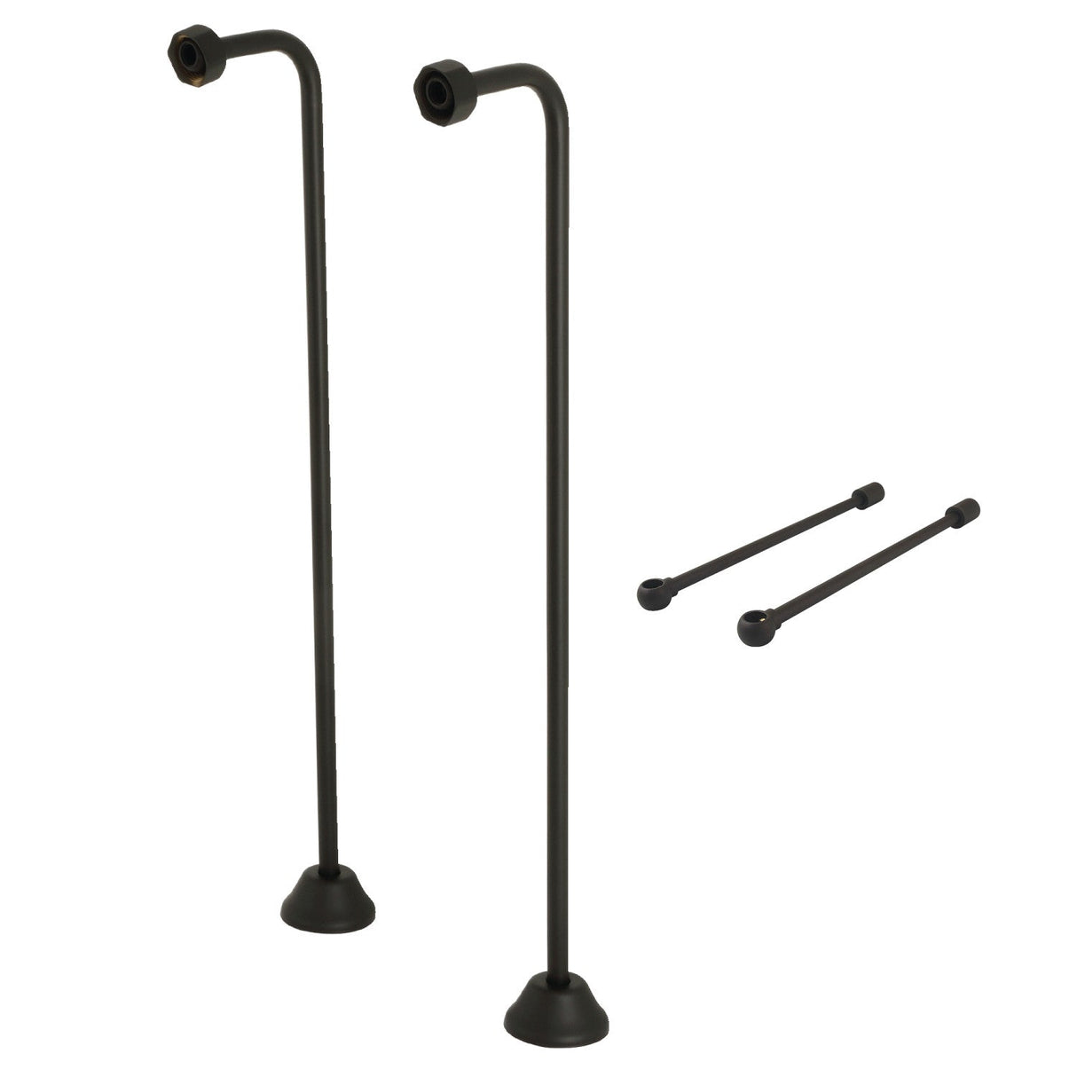 Vintage CCK465 Single Offset Supply Line with Wall Bracket Combo, Oil Rubbed Bronze