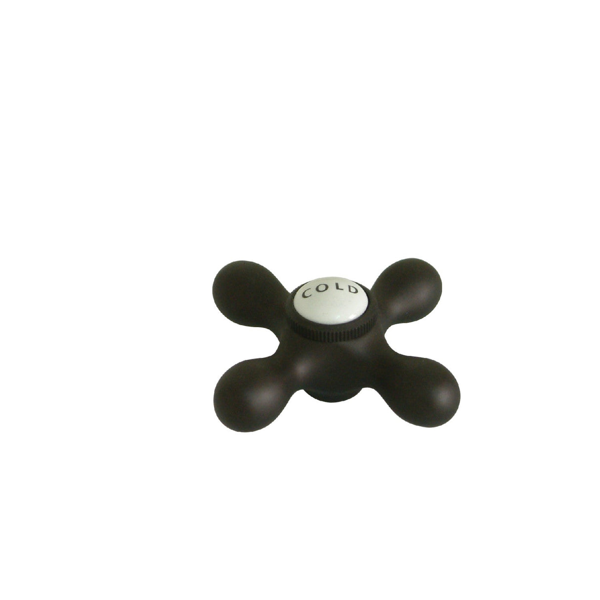 Vintage CCMX5C Cold Brass Cross Handle, Oil Rubbed Bronze
