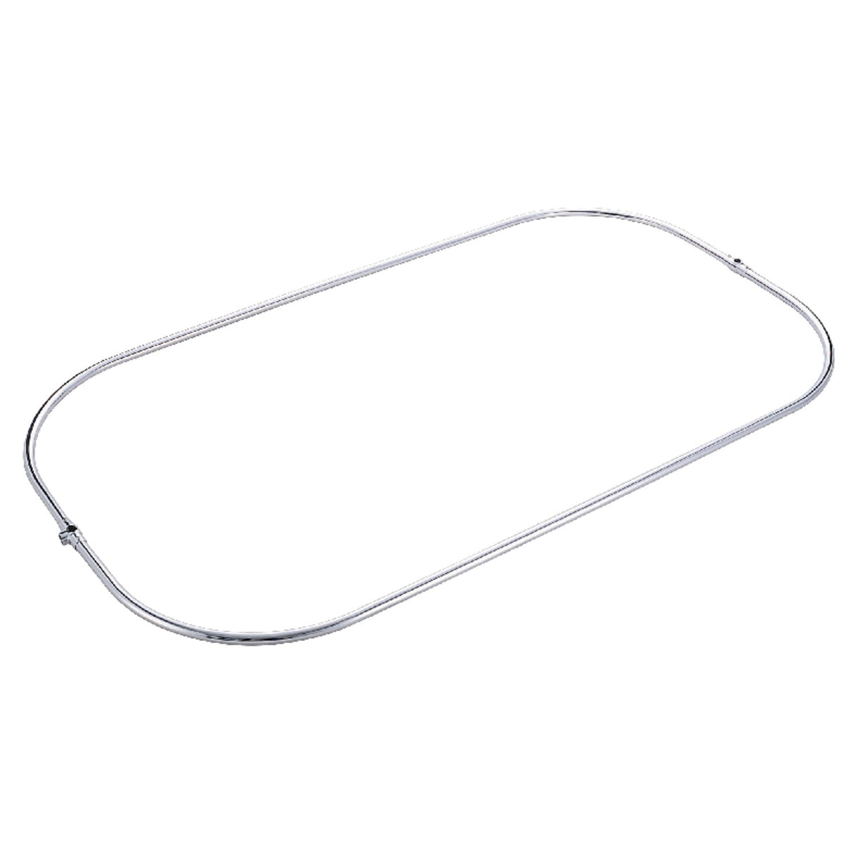 Vintage CCR1042-1 57-Inch Rectangular Shower Curtain Ring Only, 21 Gauge, Polished Chrome