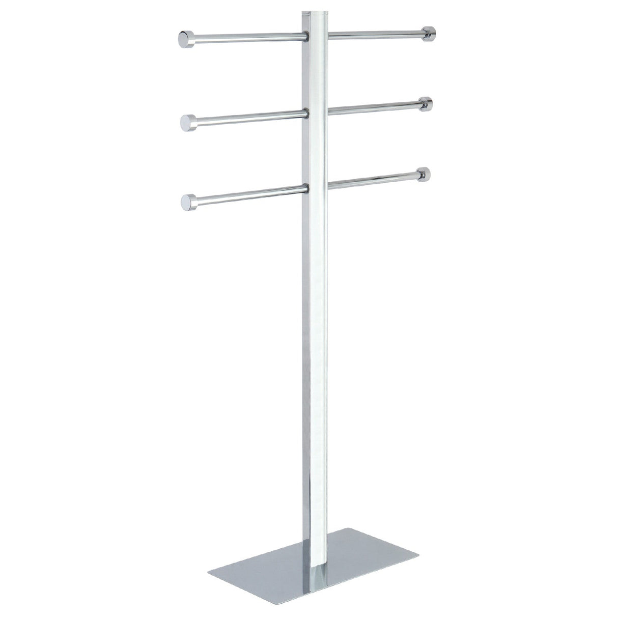 Edenscape CCS6021 Freestanding Triple Towel Rack, Polished Chrome