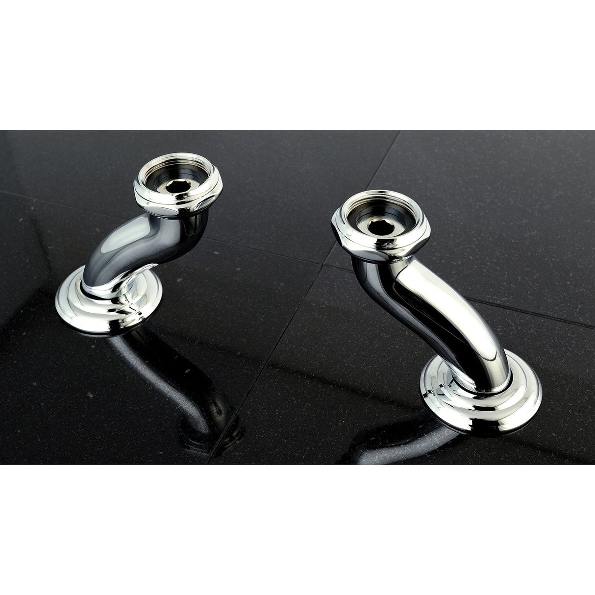 Vintage CCU401 S-Shape Swivel Elbows for Deck Mount Tub Faucet (CC410T1 Series), Polished Chrome