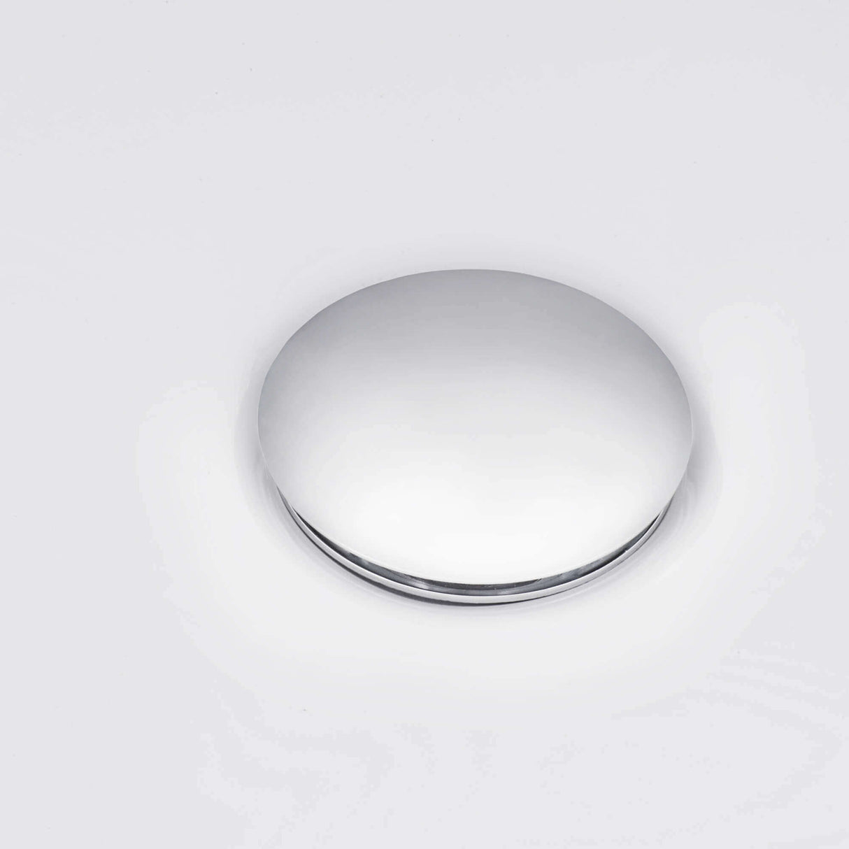 Ruvati Umbrella Style Push Pop-up Drain for Bathroom Sinks without Overflow - Chrome Finish - RVA5102CH