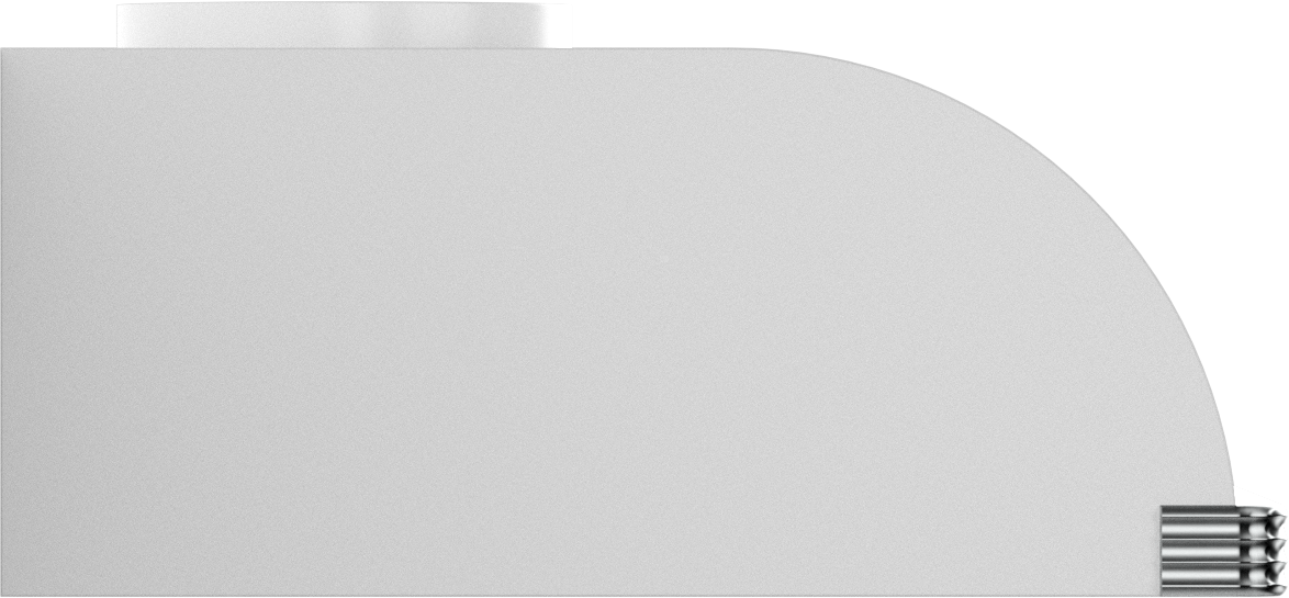 Vent-A-Hood CLH9-148 BT 48" 300 CFM Professional Retro-Style Under Cabinet Range Hood with Magic Lung Blower, Biscuit