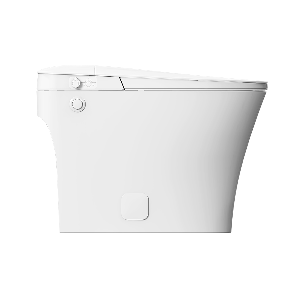 ICERA CS-15 Non-Electric Tankless Toilet (includes seat and bowl) White CS-15.01