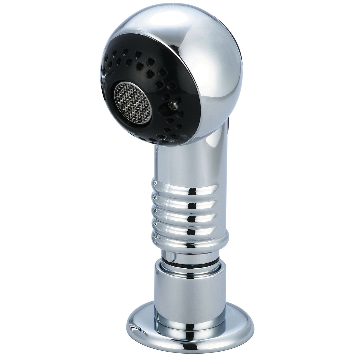 Central Brass CS-45002 Pull Out Spray Head and 60" Heavy Duty Rubber Hose Kit for 1130 in Polished Chrome