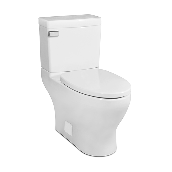 Icera C-3170.01 CADENCE II Elongated Toilet Bowl with Seat in Gloss White (Tank Sold Separately)