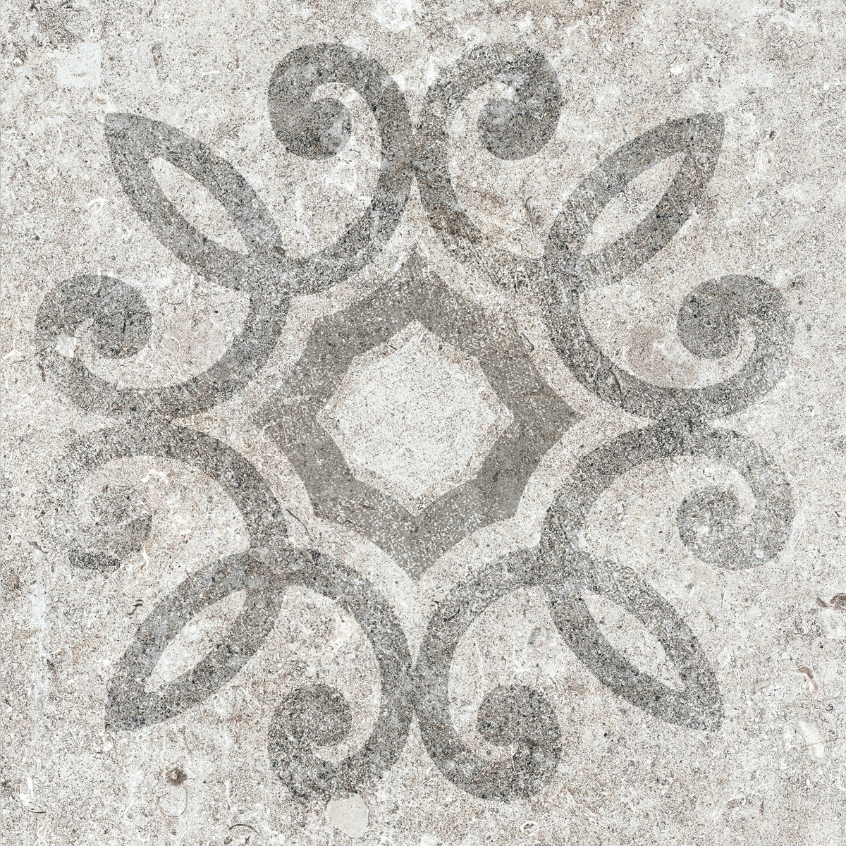 Marazzi Creativo Lucca Greige Deco A 12x12 Matte Floor Tile Deco