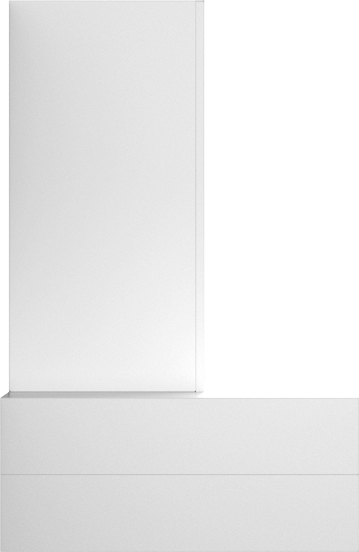 Vent-A-Hood CWEH9-248 WH 48" 600 CFM Contemporary Wall Mount Range Hood with Magic Lung Blower, White