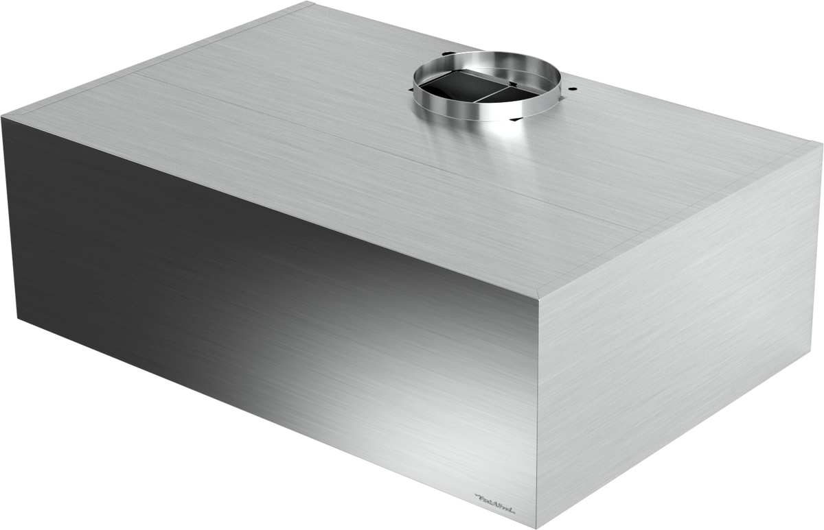 Vent-A-Hood CWH-254 SS 54" 600 CFM Professional Rectangle Wall Mount Range Hood with Magic Lung Blower, Stainless Steel