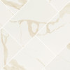 Eden calacatta 12 in x 24 in polished NEDECAL1224P porcelain floor and wall tile product shot wall view #Size_12"x24"