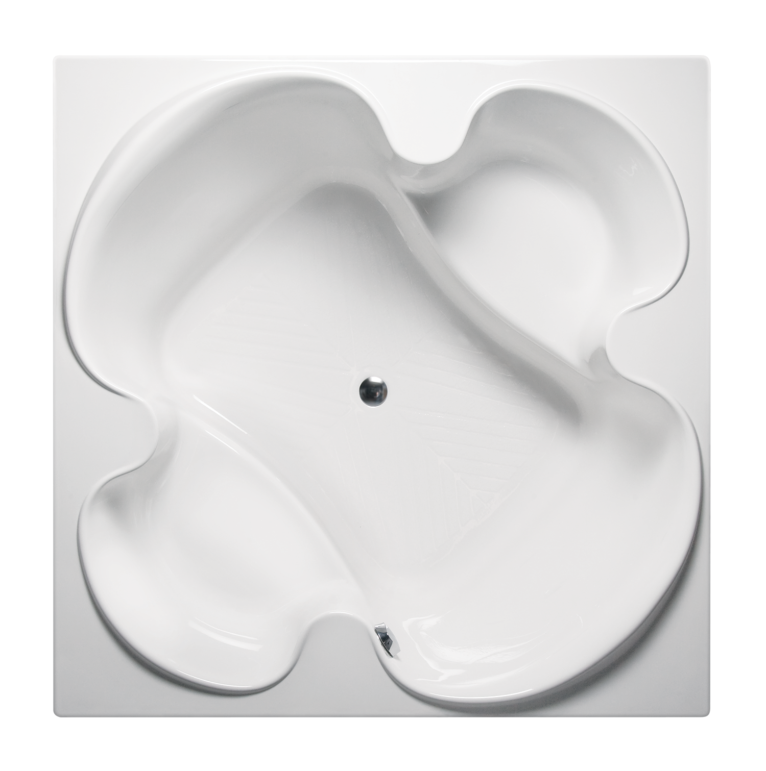 Americh CL6060TA2-BI Cloverleaf 6060 - Tub Only / Airbath 2 - Biscuit