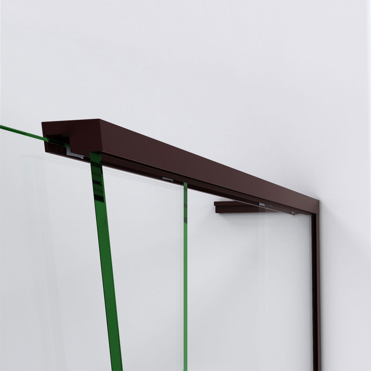 DreamLine Crest 58-60 in. W x 76 in. H Clear Glass Frameless Sliding Shower Door in Oil Rubbed Bronze