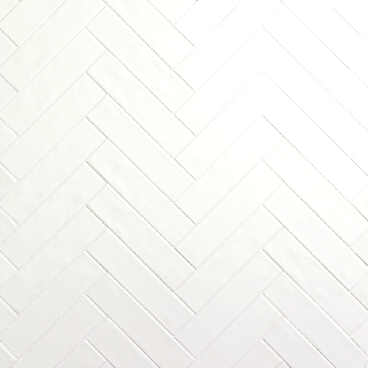 Daltile Stagecraft Arctic White Rectangle 3x12 Undulated Glossy Wall Tile