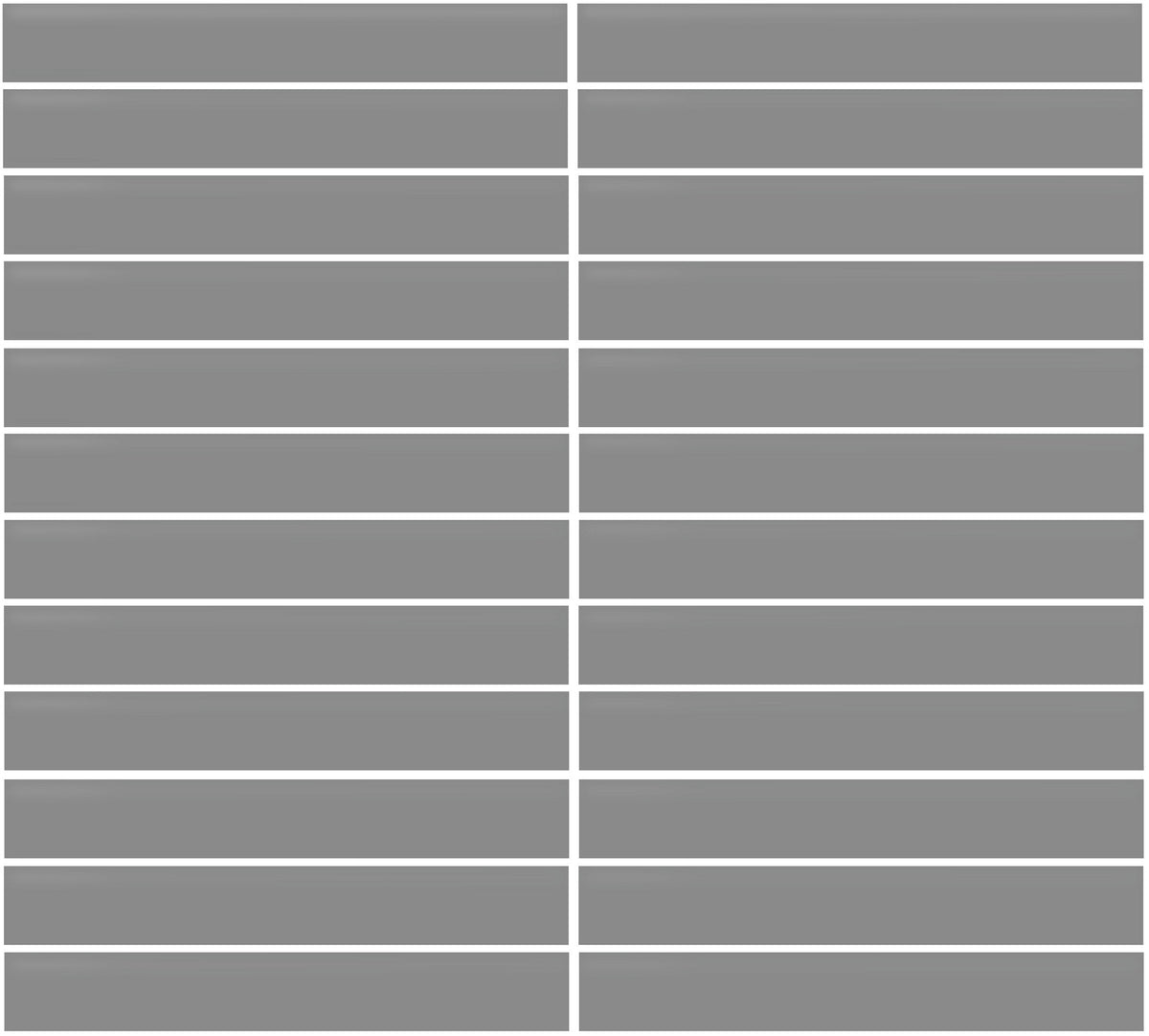 Daltile Color Wheel Mosaic Matte Suede Gray Straight Joint 2x2 Matte Mosaic Tile