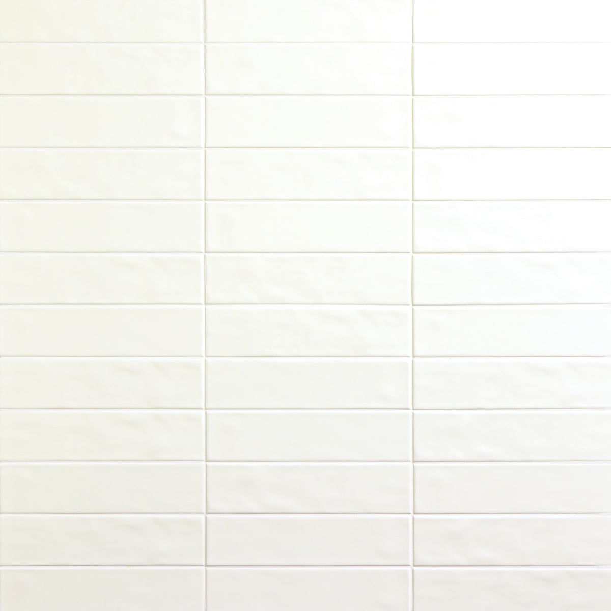 Daltile Stagecraft Matte Arctic White Rectangle 3x12 Undulated Matte Wall Tile