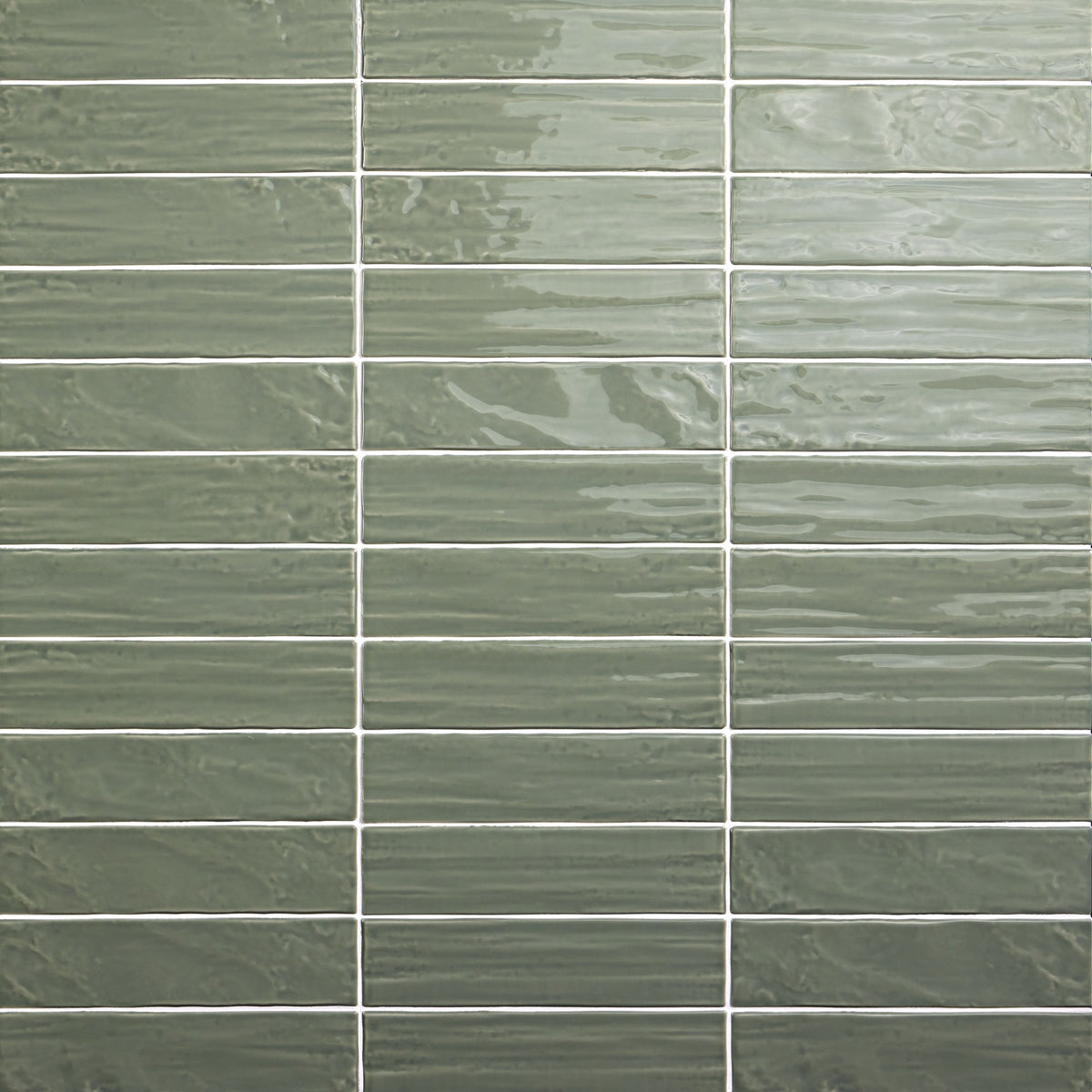 Daltile Artcrafted Aloe Rectangle 3x12 Handcrafted Glossy Wall Tile