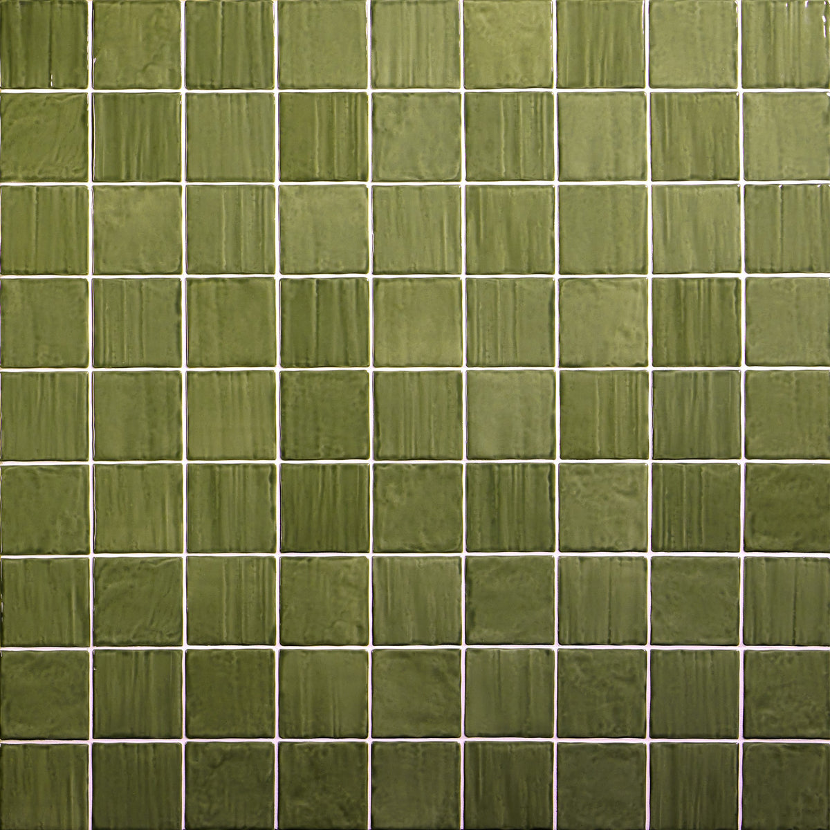 Daltile Artcrafted Fern Square 4x4 Handcrafted Glossy Wall Tile