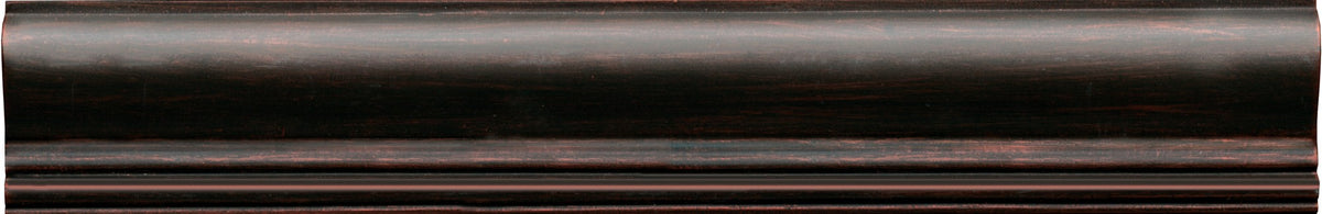 Daltile Armor Guilded Copper Chair Rail 1/2x12 Satin Wall Tile Deco