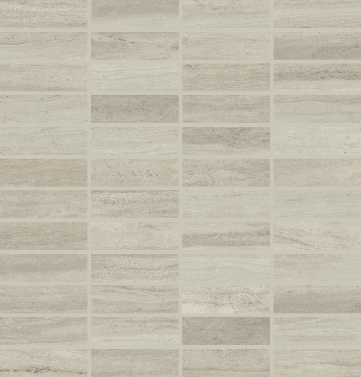 Daltile Articulo Column Grey Straight Joint 1x3 Matte Mosaic Tile