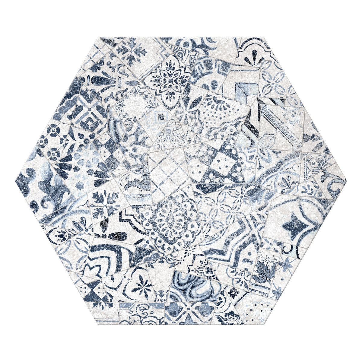 Daltile Scripter Quest Hexagon 8x9 Stepwise Matte Floor Tile