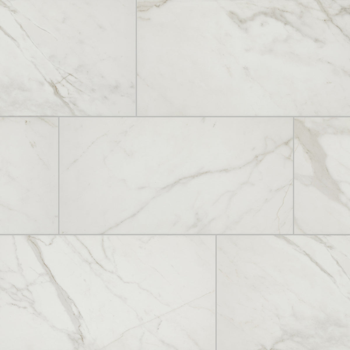 Daltile Platinum Calacatta Empire Rectangle 6x18 Glossy Wall Tile