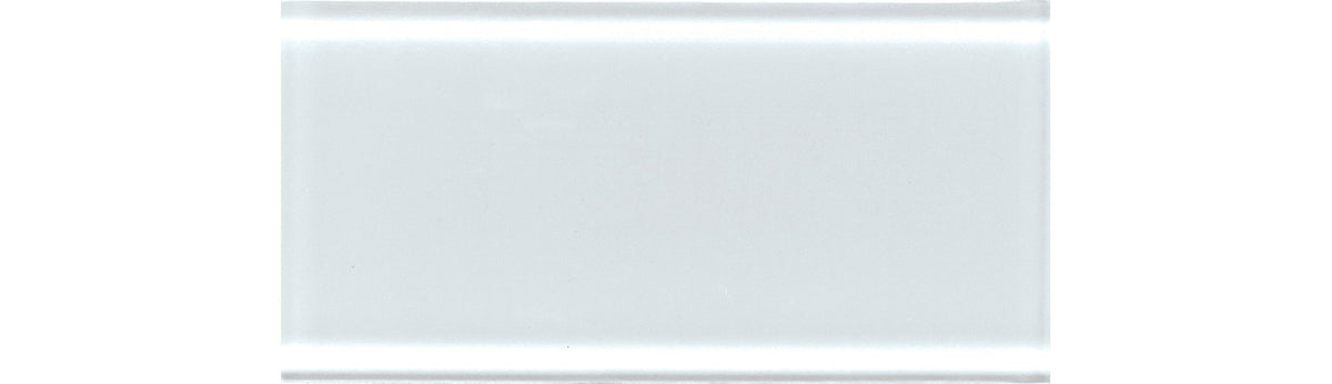 Daltile Color Wave Feather White Rectangle 3x6 Glossy Wall Tile