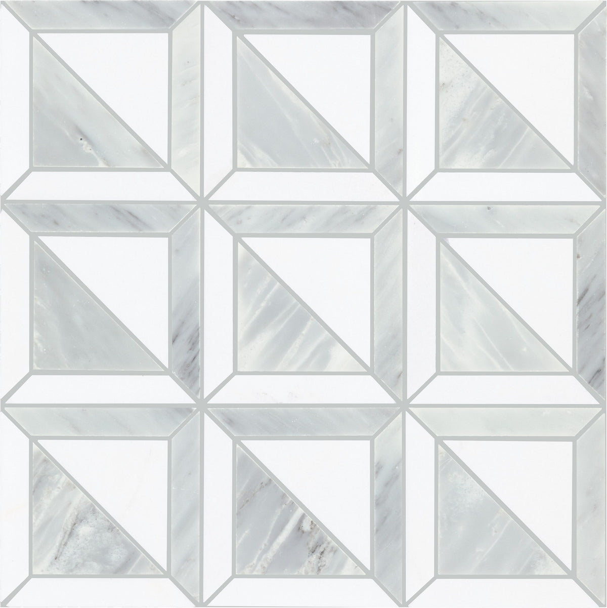 Daltile Gamma Mystic Blend Window Polished Mosaic Natural Stone Tile