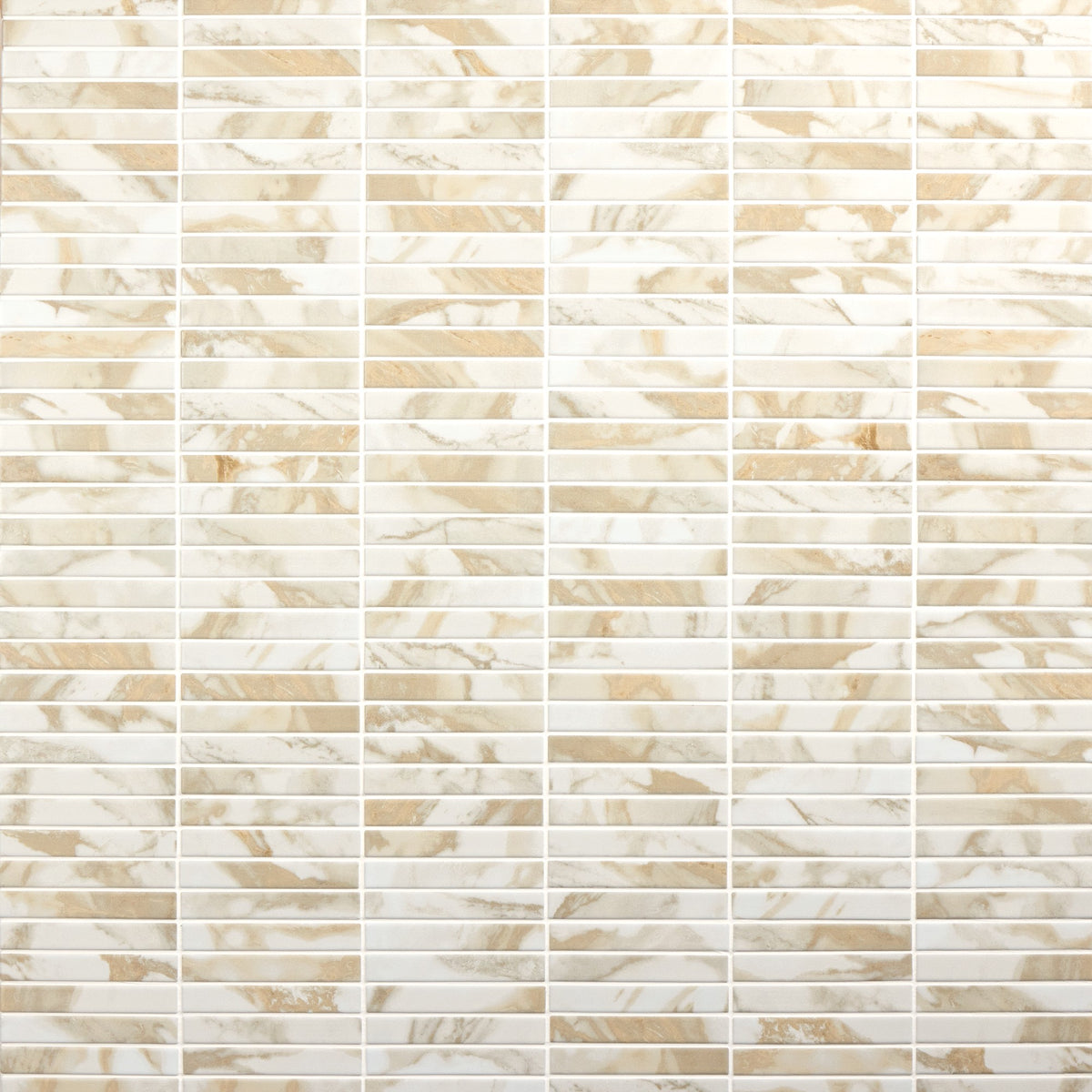 Daltile Divinium Nova Straight Joint 1x6 Microban Matte Mosaic Tile
