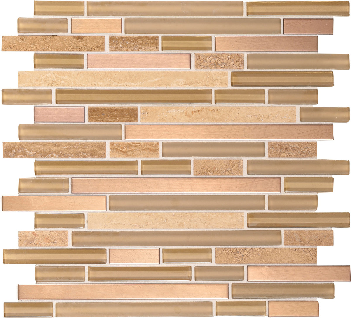 Daltile Endeavors Sitar Blend Random 5/8 Mixed Mosaic Tile